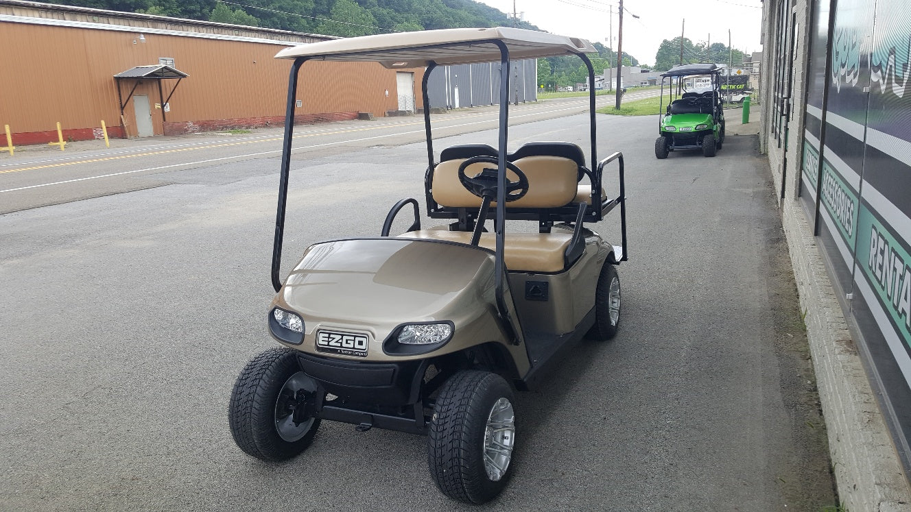 2015 Electric EZGO TXT Golf Cart with New Almond Body *SOLD*