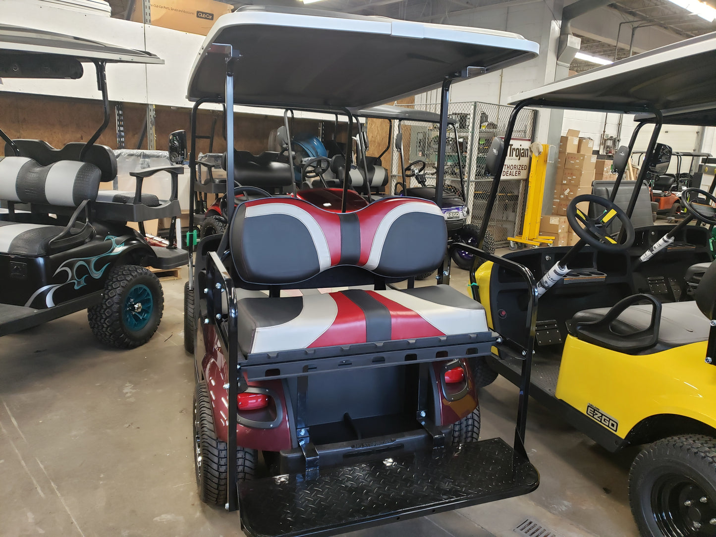 2015 Electric EZGO TXT - Burgundy *SOLD*