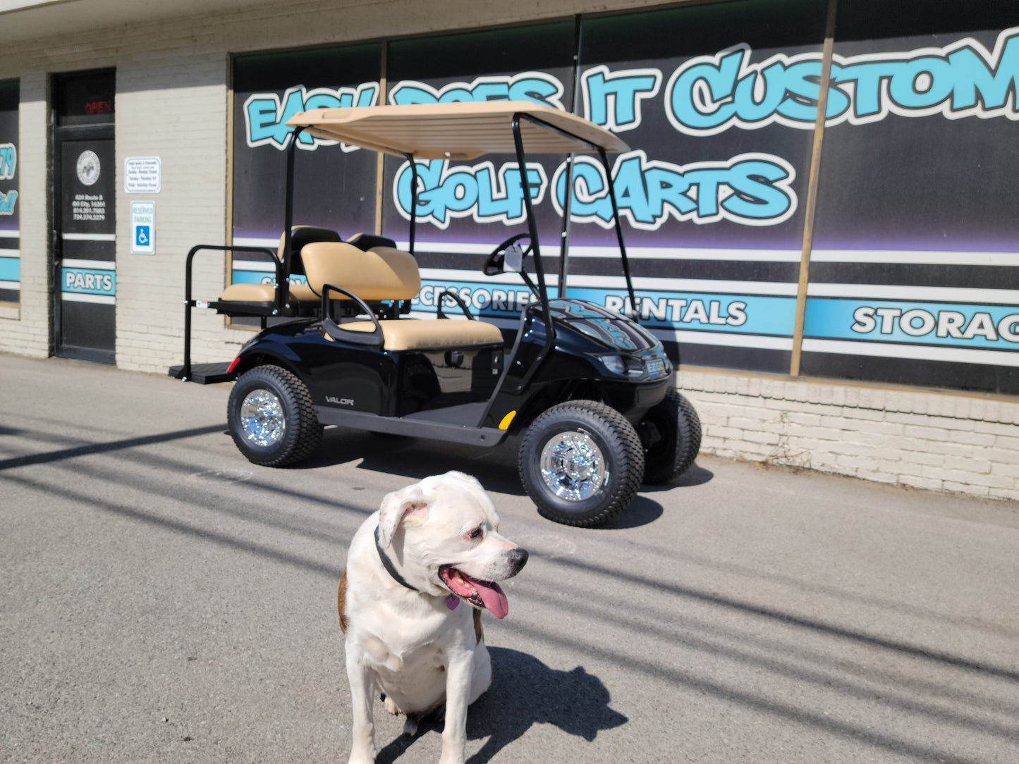 2021 EZGO Valor Electric - Black w/ Tan Seats *SOLD*