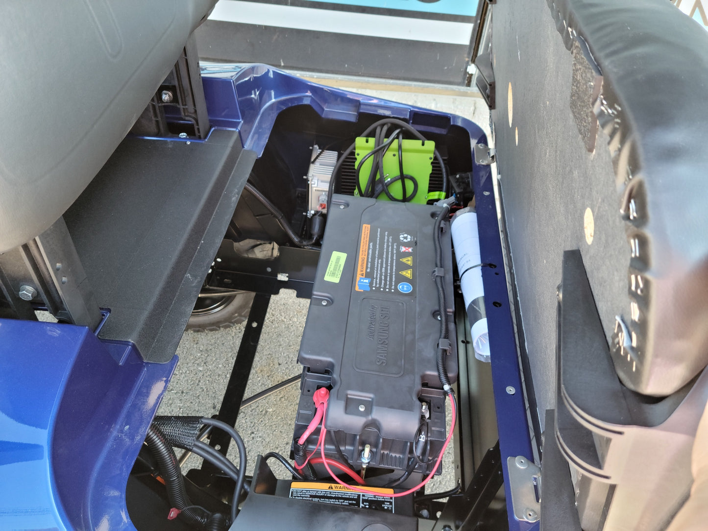 2022 EZGO Express S4 - Blue w/ Lithium Battery *SOLD*