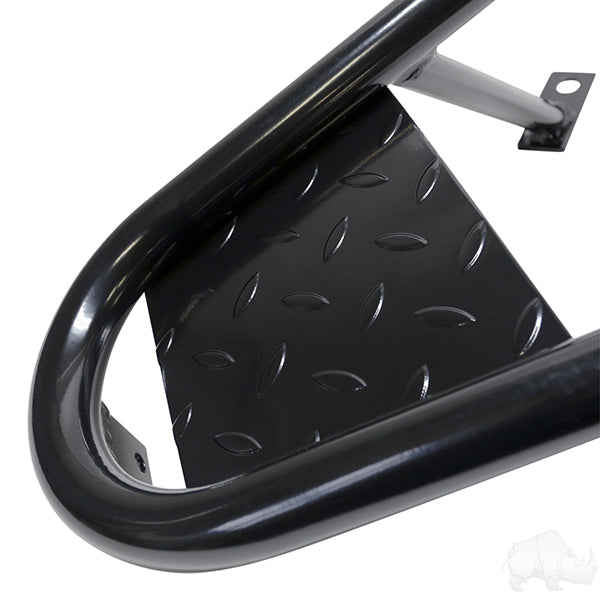 E-Z-Go RXV 16+, RHOX Brush Guard, Front, Black Powder Coat Steel