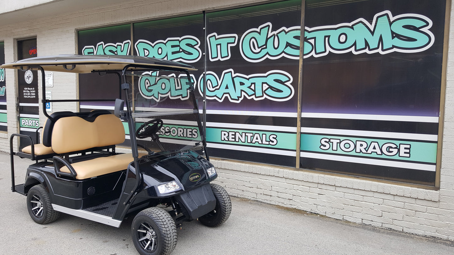 2019 Star EV Electric Golf Cart - Black *SOLD*