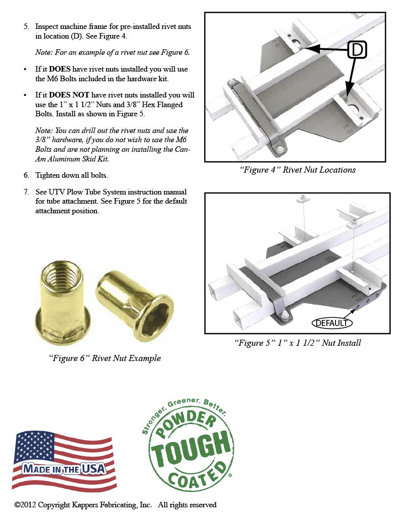 Can-Am 650 Outlander / Outlander MAX / 6x6 MAX / XMR / Renegade 650 XMR ATV KFI Plow Mount 105445