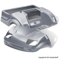 DoubleTake Vortex Golf Cart Body Kit for Yamaha Drive Silver