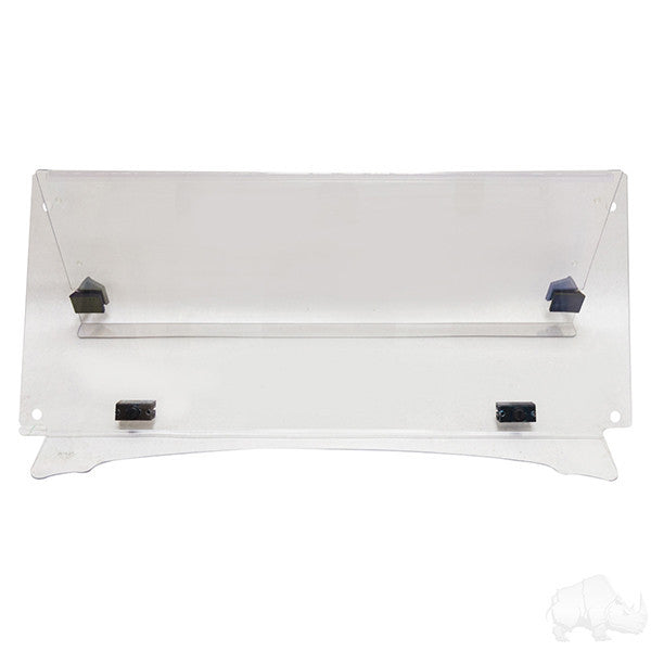 Impact Resistant Clear 2 Piece Windshield, Yamaha Drive