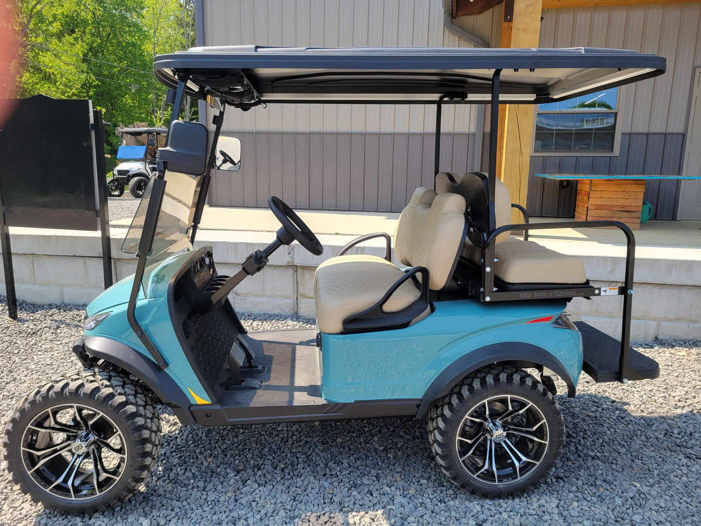 MADJAX X Series Storm 4 Passenger Lifted Golf Cart - Sea Foam #1087 *SOLD*