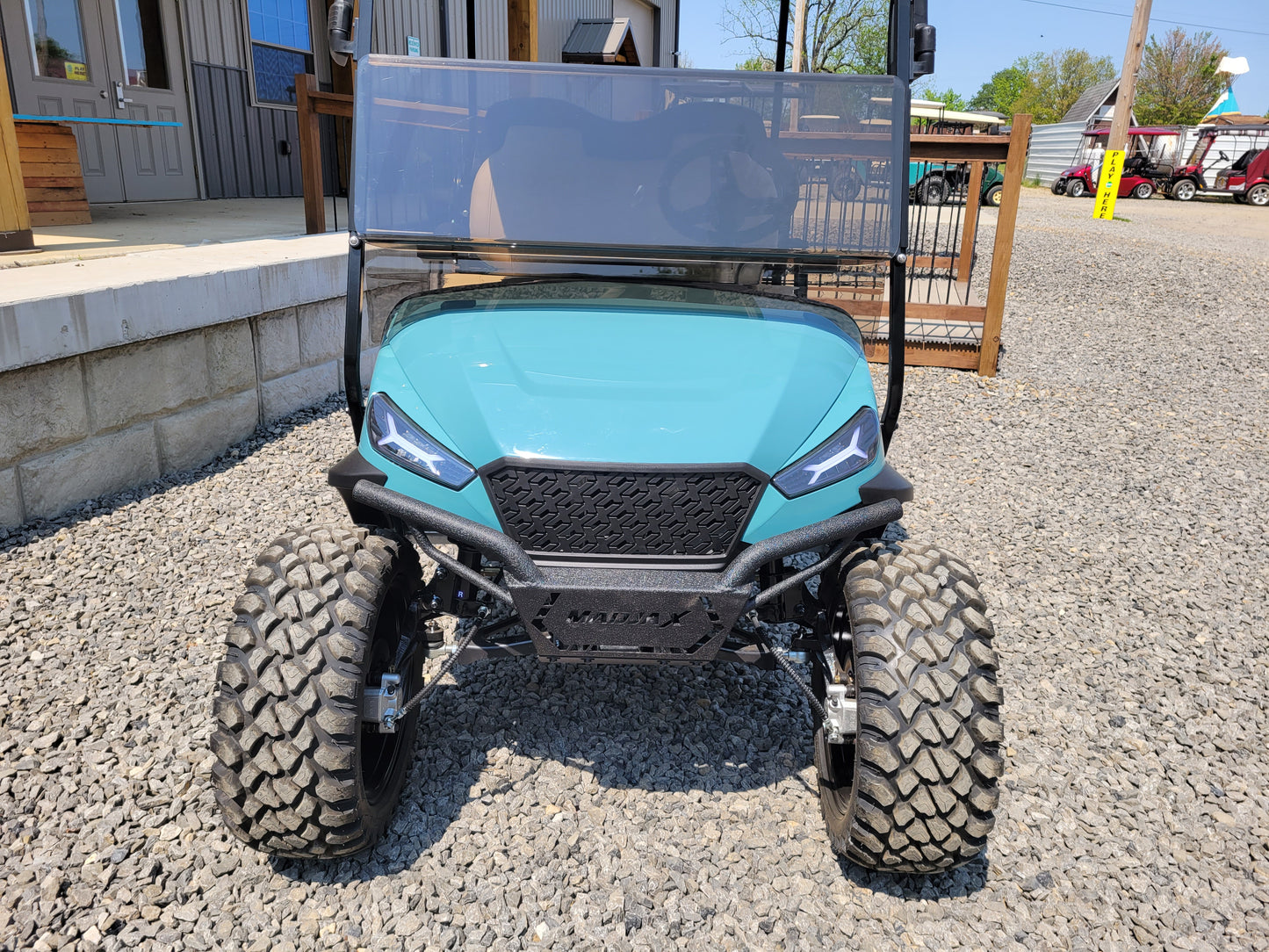 MADJAX X Series Storm 4 Passenger Lifted Golf Cart - Sea Foam #1087 *SOLD*