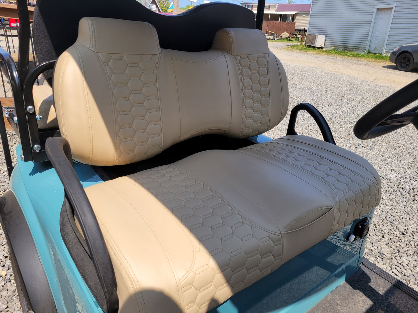 MADJAX X Series Storm 4 Passenger Lifted Golf Cart - Sea Foam #1087 *SOLD*