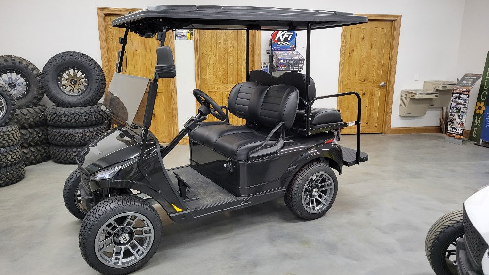 2023 MADJAX X Series Storm 4 Passenger Black Golf Cart w/ Trojan Batteries #1105 *SOLD*