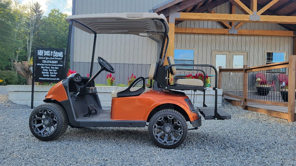 EZGO RXV - Sunburst Orange with Custom Wheels *SOLD*