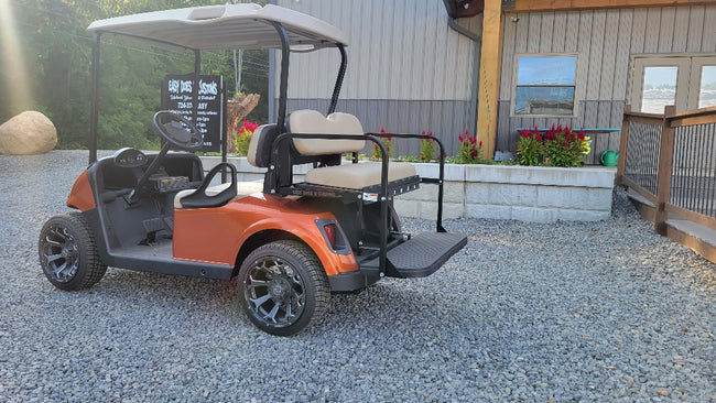 EZGO RXV - Sunburst Orange with Custom Wheels *SOLD*