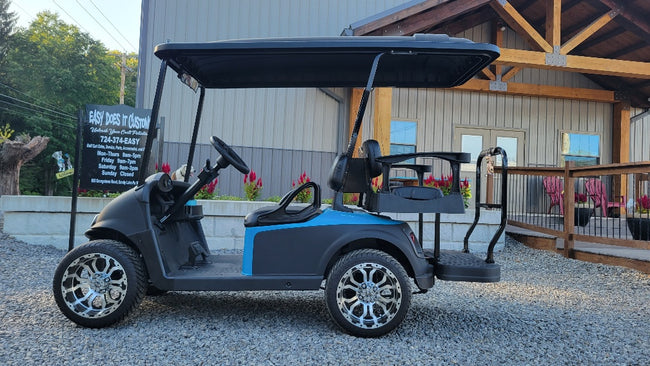 2018 EZGO RXV 48v - Matte Black and Blue *SOLD*