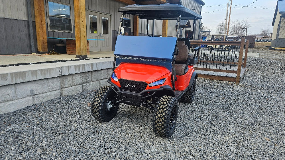 2024 MADJAX X-Series Storm Lithium - 4 Passenger Lifted - Vivid Orange 3404 *SOLD*