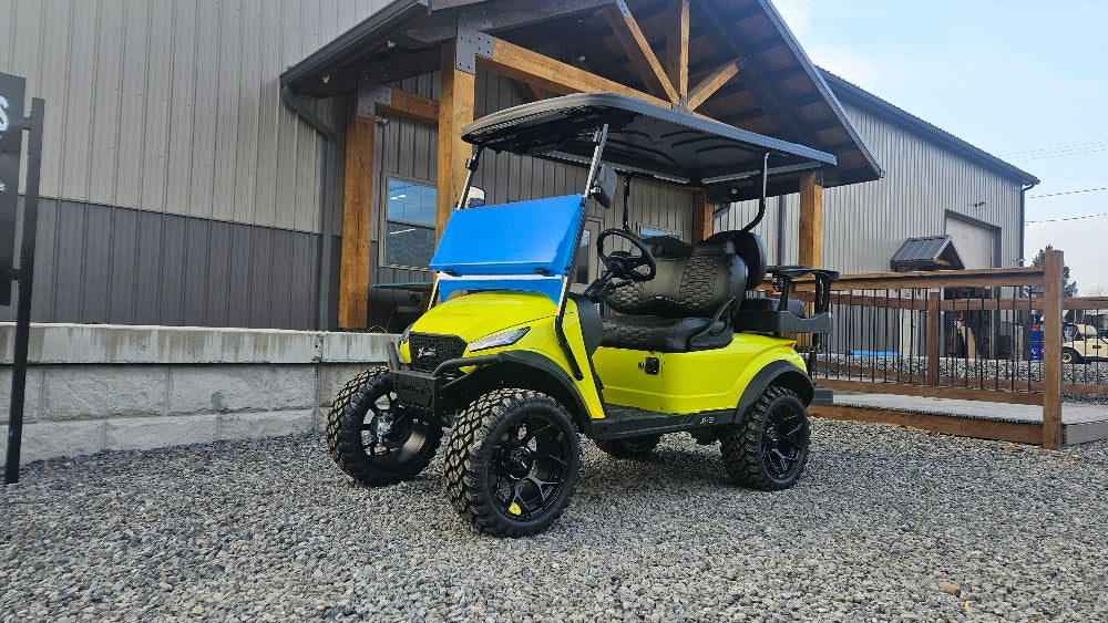 2024 MADJAX X-Series Storm Lithium - 4 Passenger Lifted - Neon Yellow 3395 *SOLD*