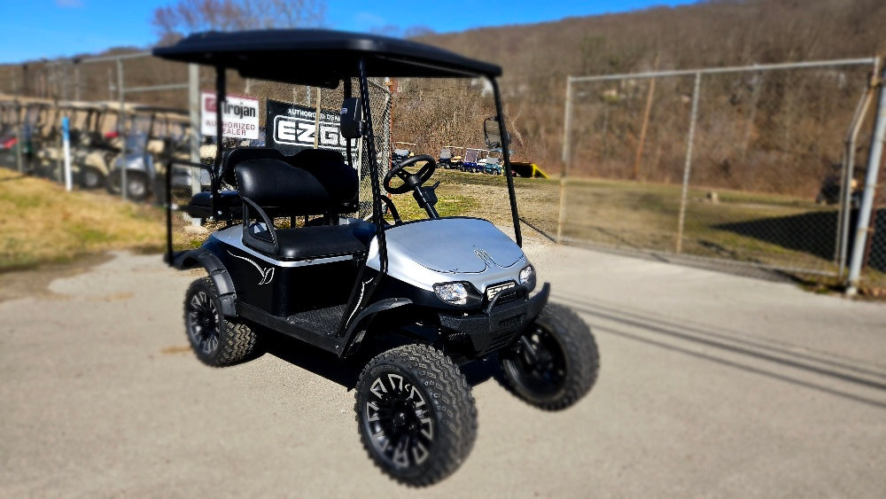EZGO TXT - Custom Matte Black and Silver 48v *SOLD*