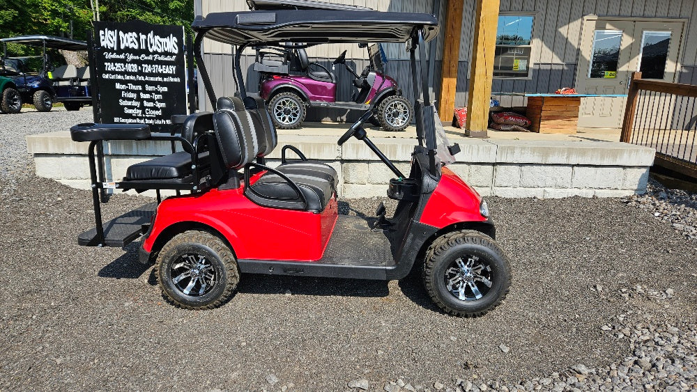 EZGO RXV 48v - New Flame Red body with Premium Seats *SOLD*