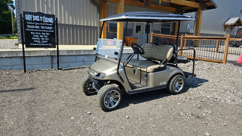 EZGO TXT - Almond 48v with custom wheels *SOLD*