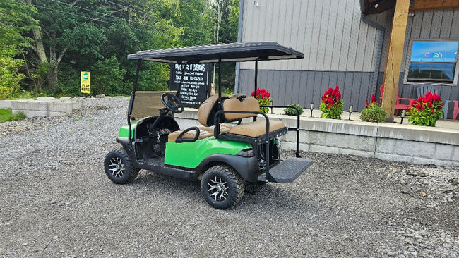 Club Car Tempo 48v - Lifted with new Lime Green Body