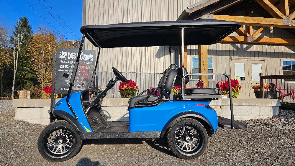 EZGO TXT EX1 Gas Golf Cart - Grabber Blue