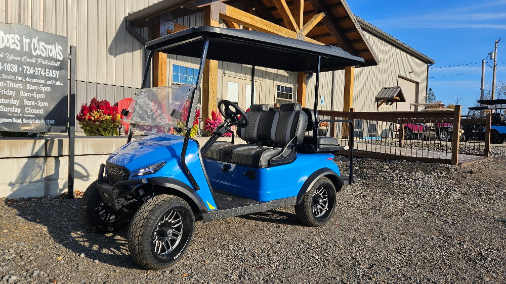EZGO TXT EX1 Gas Golf Cart - Grabber Blue