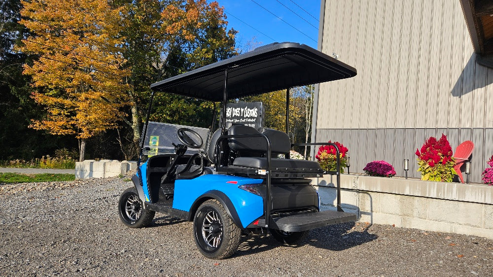EZGO TXT EX1 Gas Golf Cart - Grabber Blue