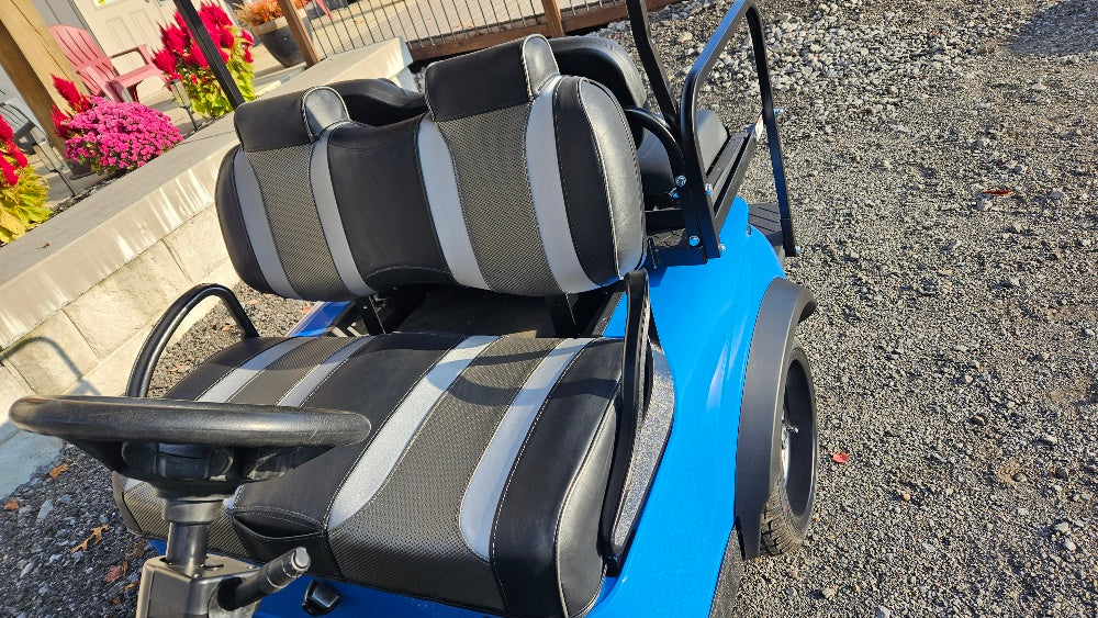 EZGO TXT EX1 Gas Golf Cart - Grabber Blue