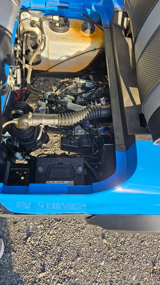 EZGO TXT EX1 Gas Golf Cart - Grabber Blue