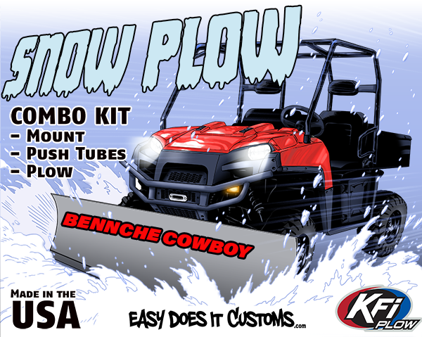 Bennche Cowboy 500 and 700 - 2015-2016  - KFI Snow Plow 106640
