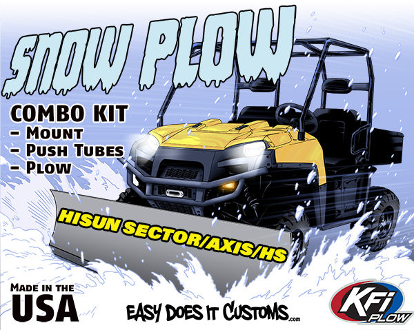 Hisun Sector/Axis/Bennche/Bighorn/BMS/Coleman/Massimo/SSR Bison  - KFI UTV Plow Kit 106640