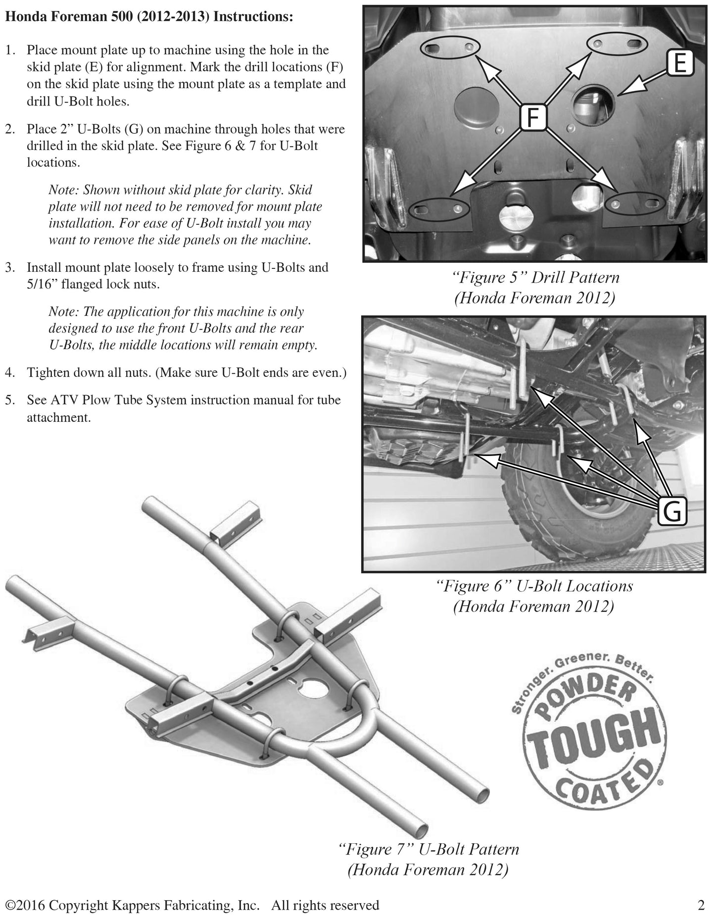 KFI PLOW MOUNT KIT 105045