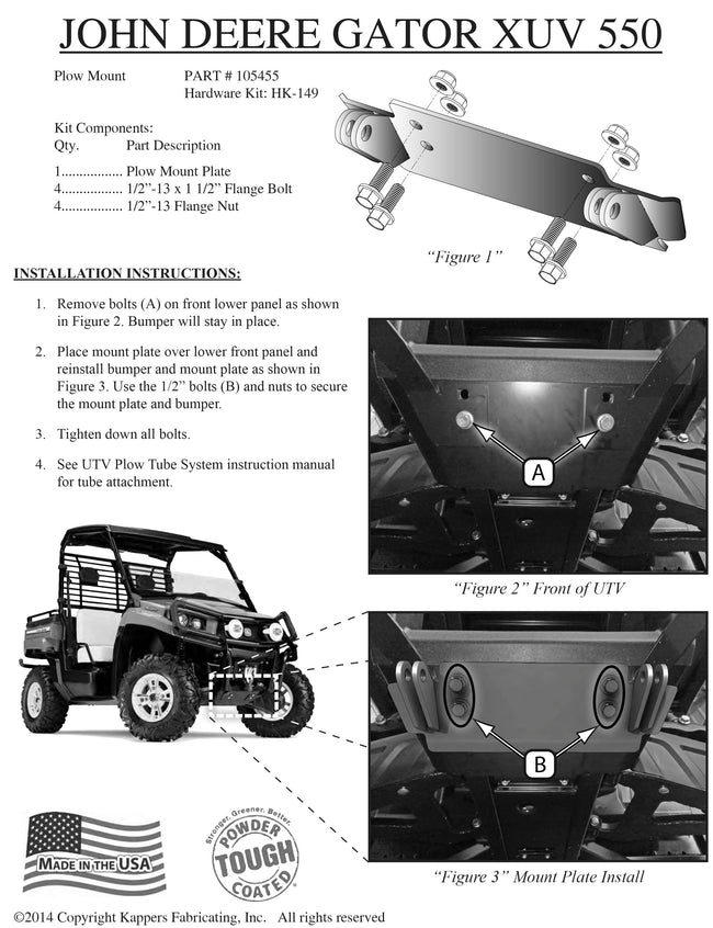 JOHN DEERE Gator XUV 560E and XUV 560E S4 - ALL Years