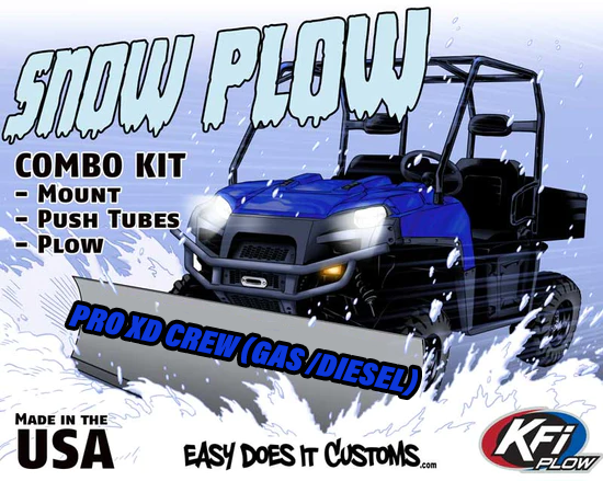 Polaris Full-Size Pro XD Crew (Gas / Diesel) 2019-2024 - KFI Plow Mount 105475