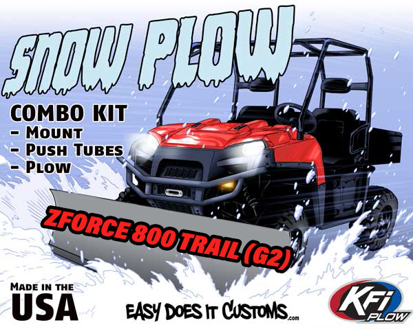 CFMOTO ZFORCE 800 Trail (G2) - 2023-2024 - KFI Plow Mount 106605