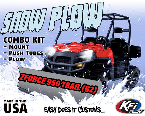 CFMOTO ZFORCE 950 Trail (G2) - 2023-2024 - KFI Plow Mount 106605