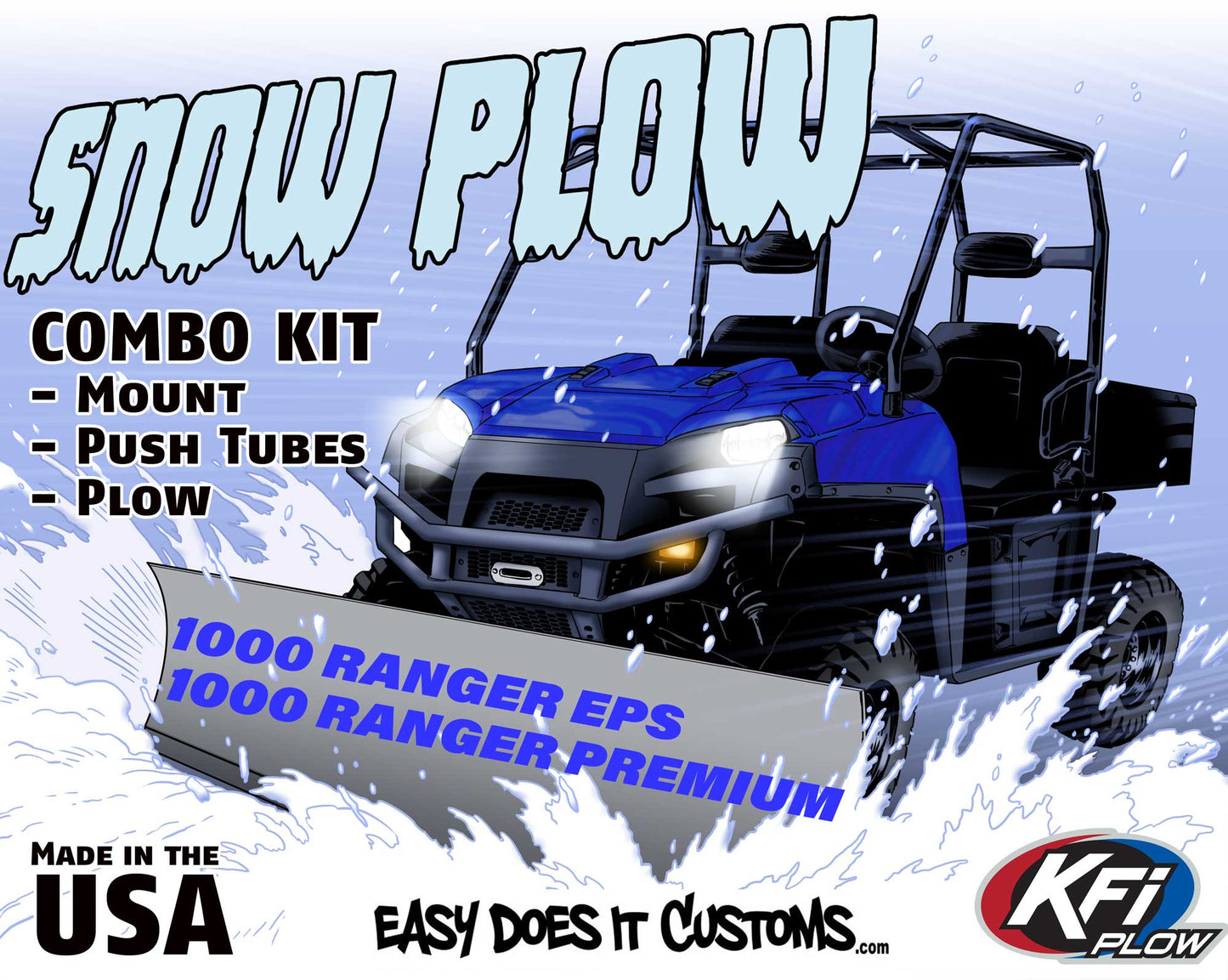 POLARIS 1000 Ranger EPS / 1000 Ranger Premium Full-Size 4x4 2020-2025  - Plow Mount 106165