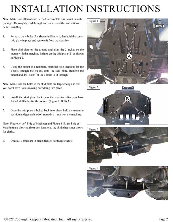 Hisun Forge 450 - 2015-2016 ATV    KFI Plow Mount 106150