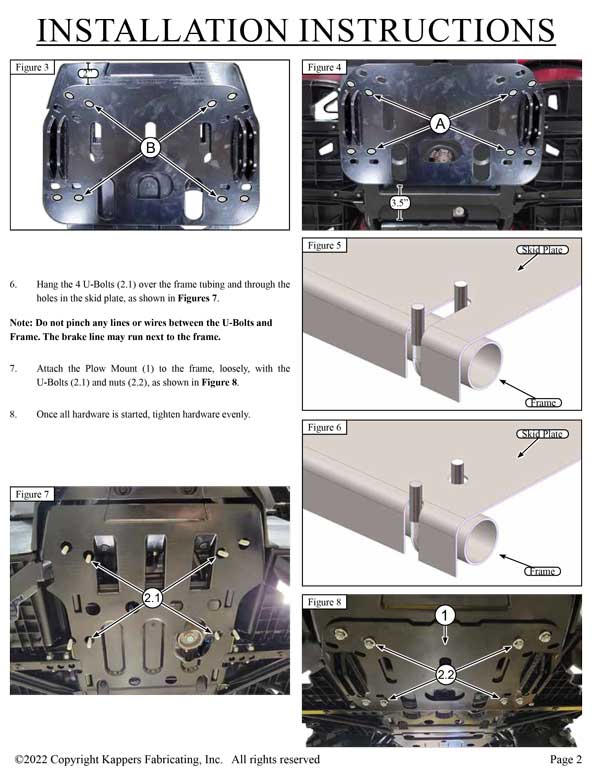 KFI PLOW MOUNT KIT 106490