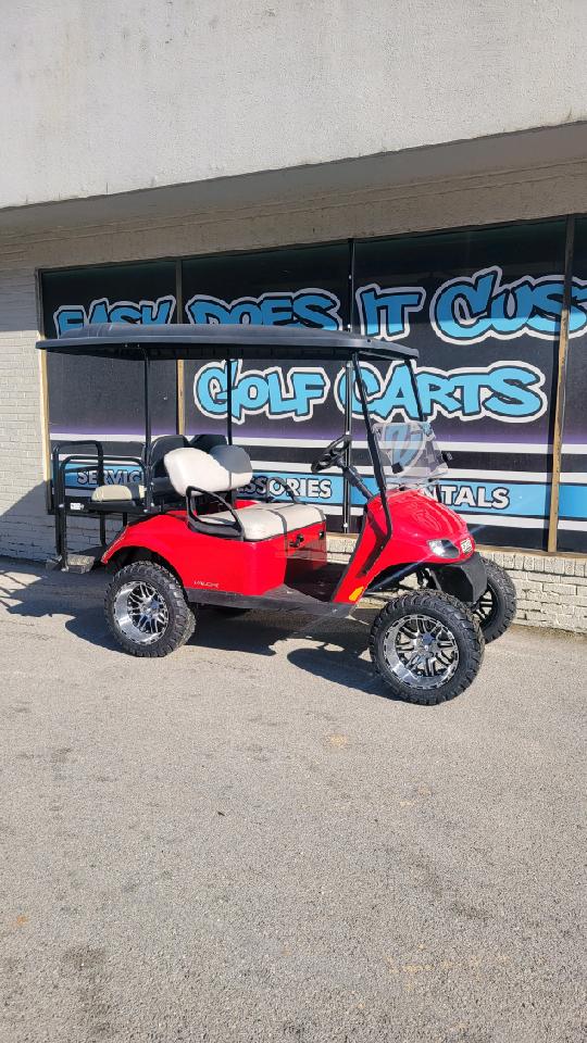 2018 Gas EZGO TXT - Lifted with Red Body *SOLD*