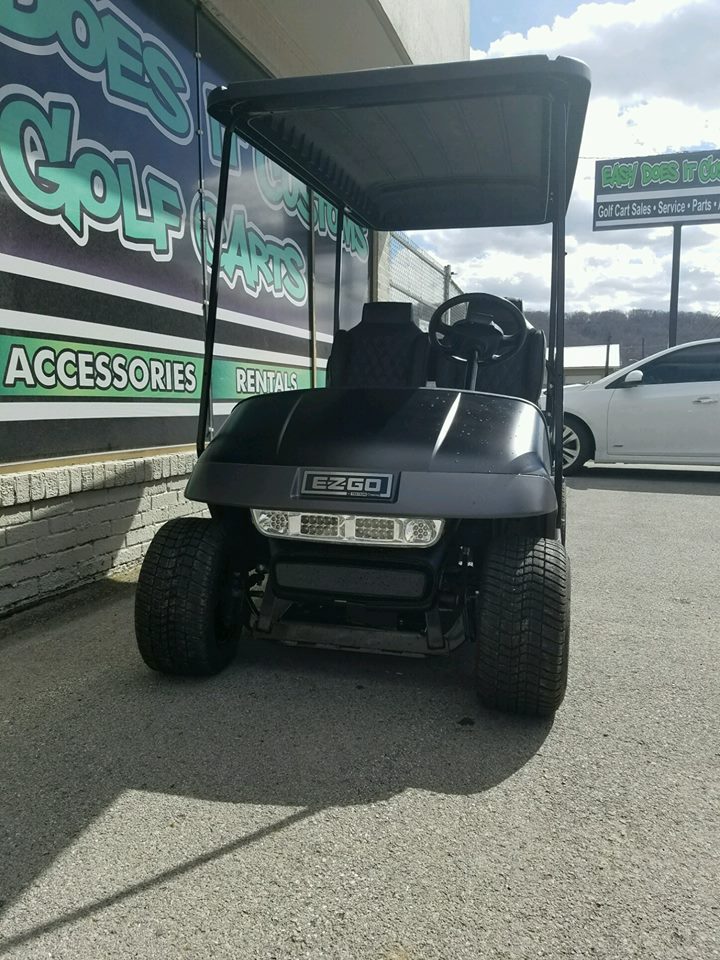 2012 - Electric EZGO TXT  Golf Cart - Black Matte - SOLD