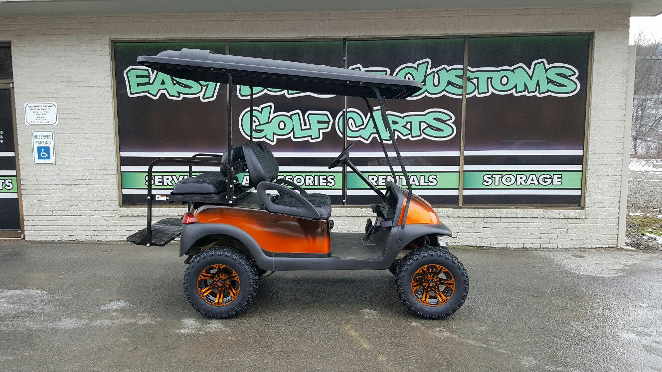 Orange Fade Electric Club Car Precedent 