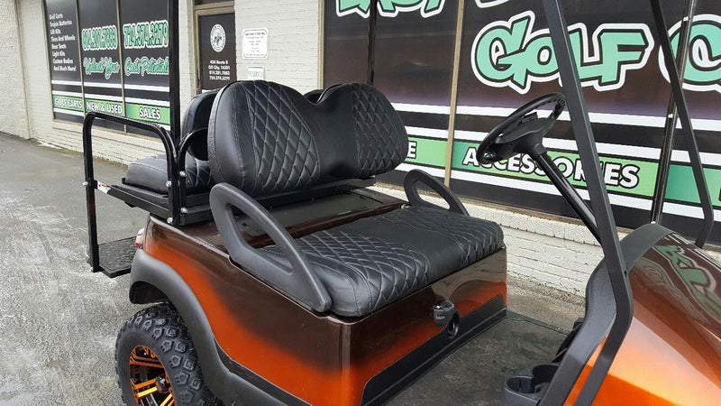 Black on Black Diamond Custom Seats by Easy Does It Customs