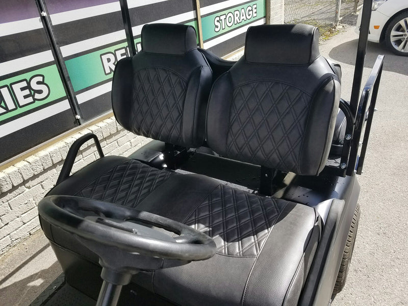 Custom Seats On EZGO TXT at Easy Does It Customs