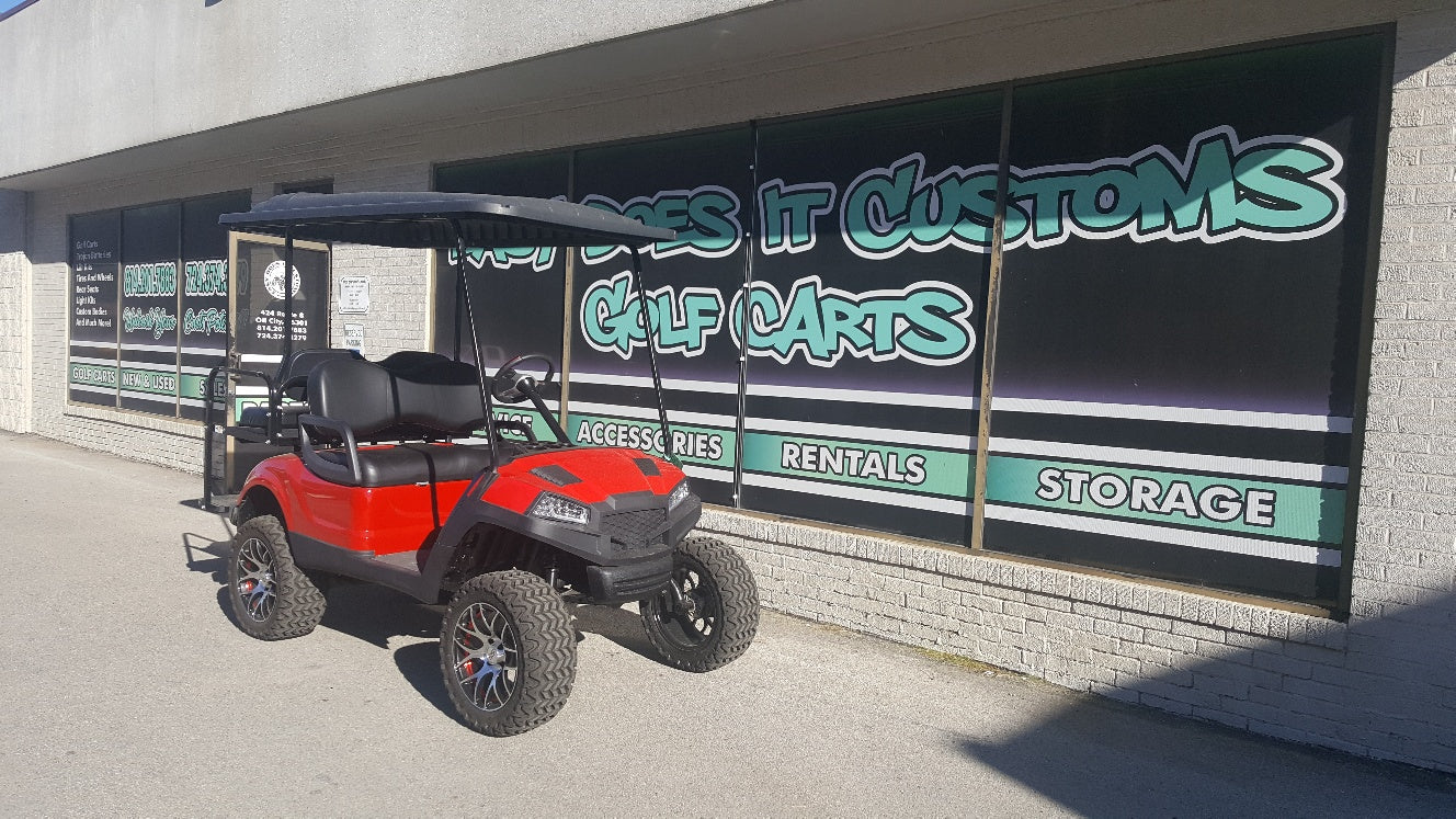 2011 Yamaha Drive Electric Golf Cart - Red Havoc - SOLD
