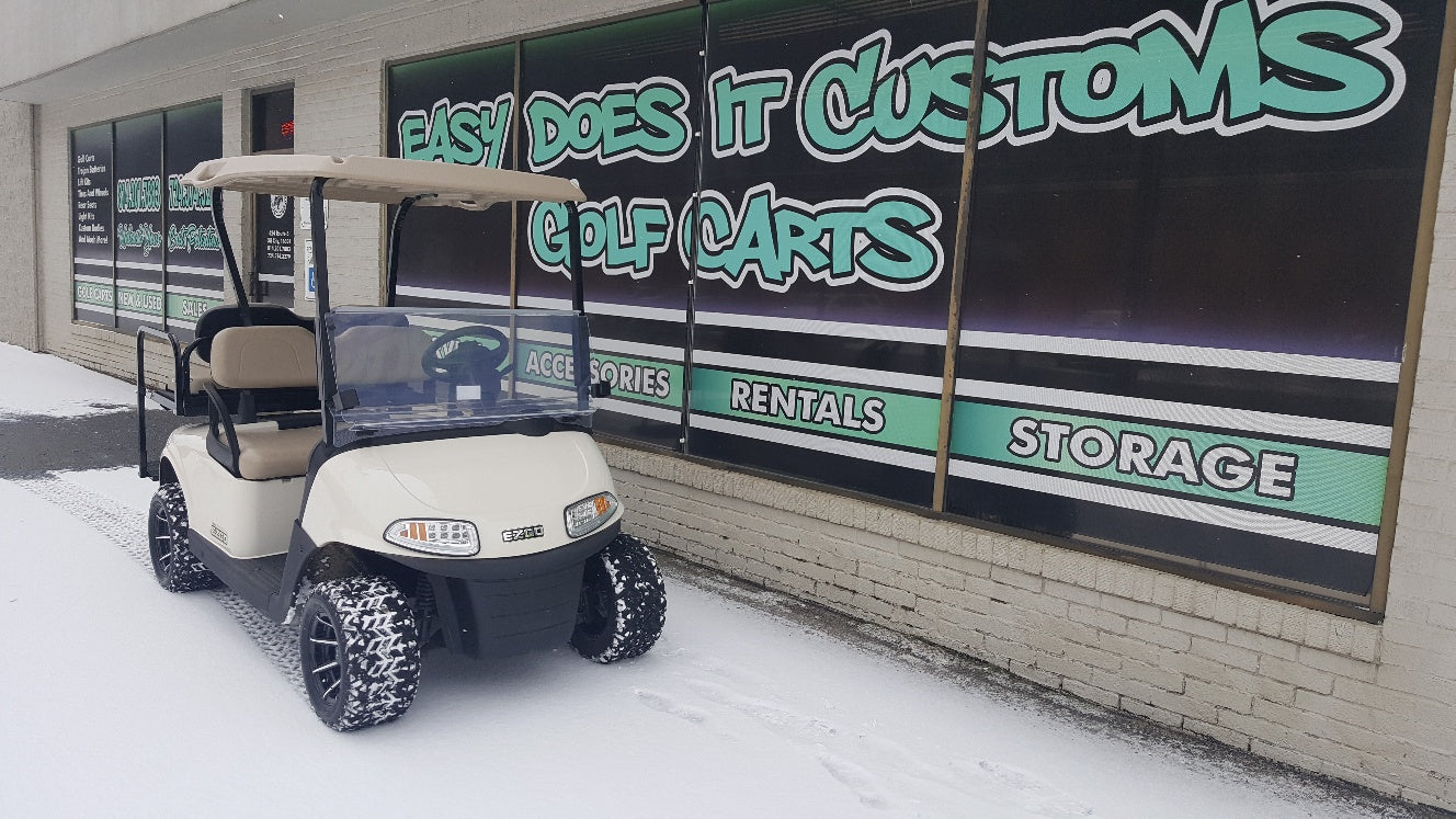 2017 EZGO RXV Electric Golf Cart with Rear Seat and Lights - SOLD