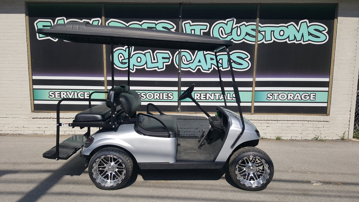 2015 Electric EZGO TXT Golf Cart with New Silver Body - SOLD!