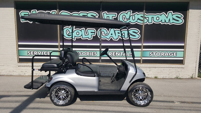 2015 Electric EZGO TXT Golf Cart with New Silver Body - SOLD!