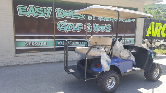 2018 Electric EZGO S4 Golf Cart - Electric Blue - SOLD
