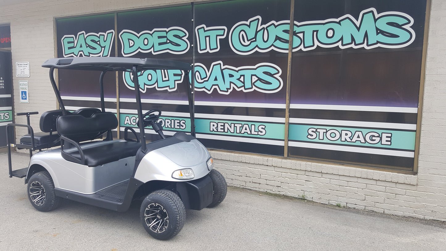 2013 EZGO RXV Electric Golf Cart with New Silver Body *SOLD*