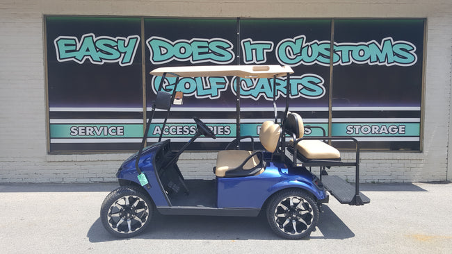 2014 EZGO TXT Electric Golf Cart - New Electric Blue Body *SOLD*