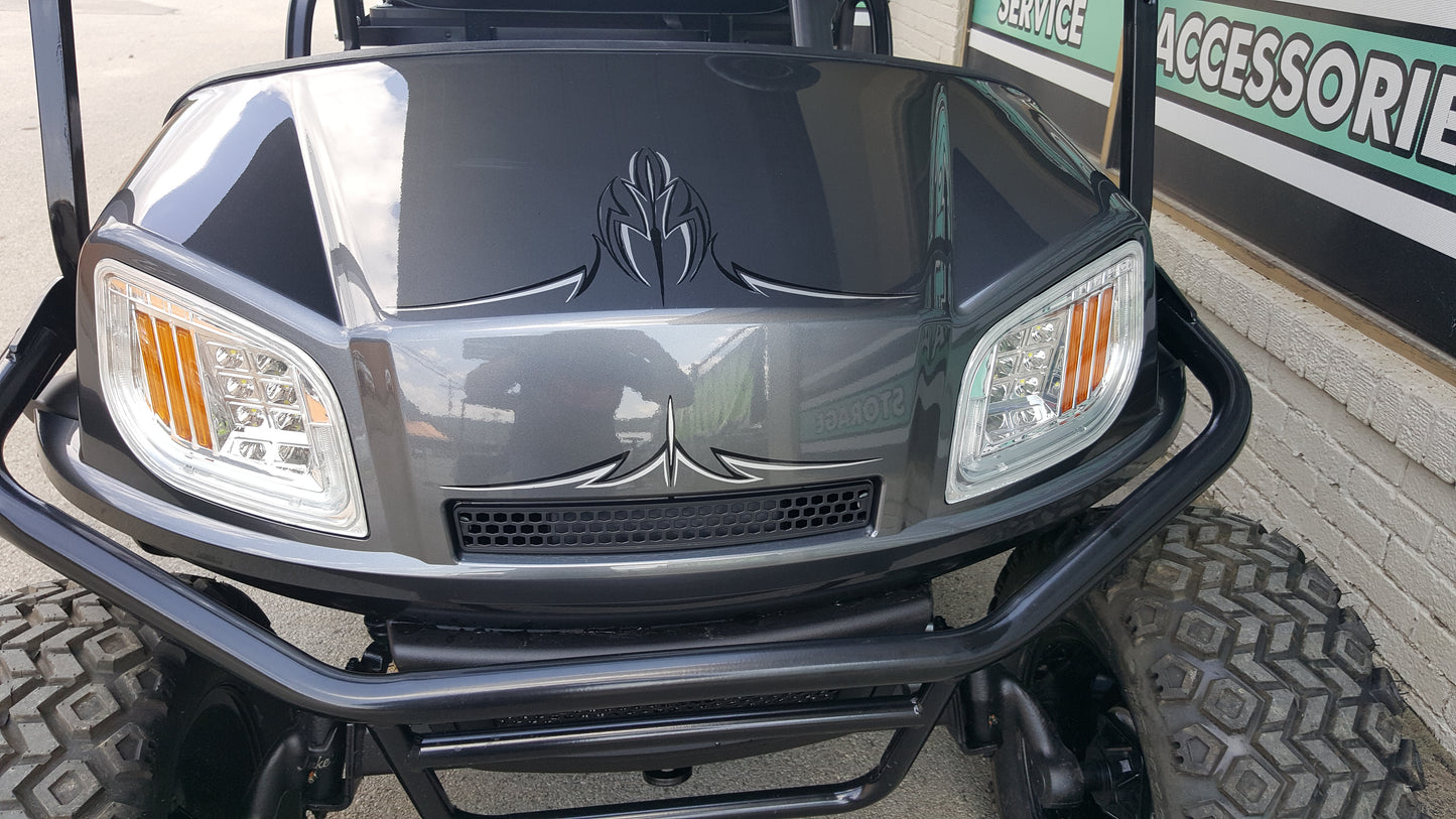 2014 EZGO TXT Electric Golf Cart with New Metallic Charcoal Body - SOLD